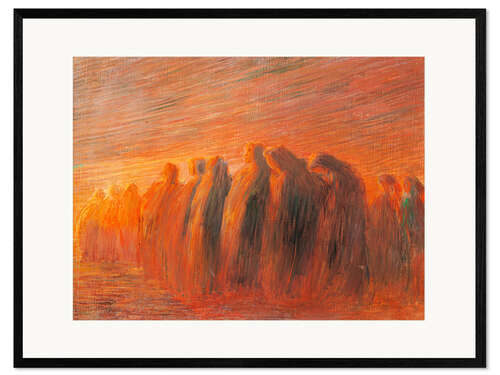 Kehystetty taidepainatus The Return of the Pious Women, 1910