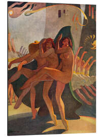 Quadro em alumínio Dance Rhythm, Eric Harald Macbeth Robertson, c.1920