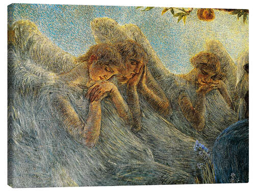 Canvas print Angels, detail from Maternity