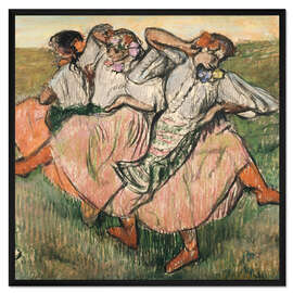 Gerahmter Kunstdruck Drei russische Tänzerinnen