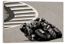 Holzbild Francesco Bagnaia, Ducati Team, Deutschland GP II