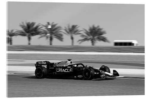 Acrylic print Max Verstappen, Red Bull Racing RB19, Bahrain GP II