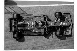 Galleritryk Charles Leclerc, Ferrari SF21, from above II