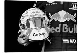 Galleritryk Max Verstappen&#039;s helmet, Red Bull Racing II