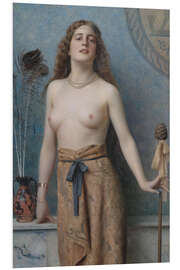 Foam board print Young Bacchante With Thrysos Staff, 1899