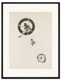 Gerahmter Kunstdruck Hinter dem Rücken der Götter, 1928