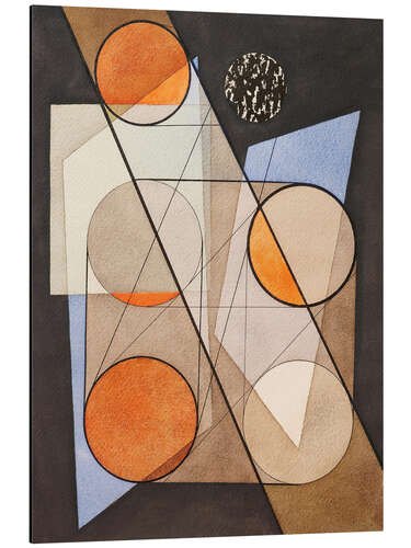Aluminiumsbilde Composition Aux Cercles Symétriques, 1932