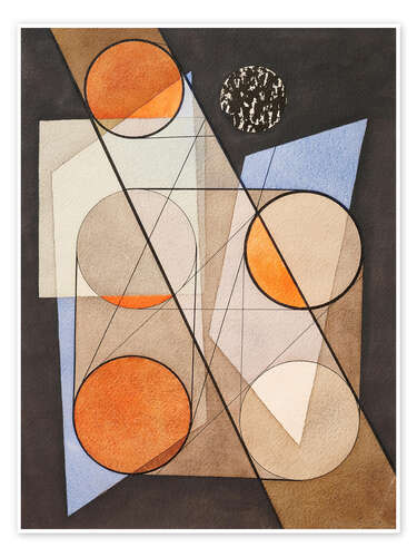 Póster Composition Aux Cercles Symétriques, 1932