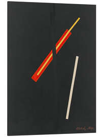 Stampa su alluminio Collage With Three Elements - László Moholy-Nagy