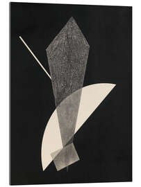 Obraz na szkle akrylowym Construction V, 1923 - László Moholy-Nagy