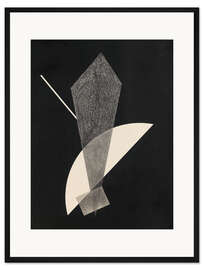 Gerahmter Kunstdruck Konstruktion V, 1923