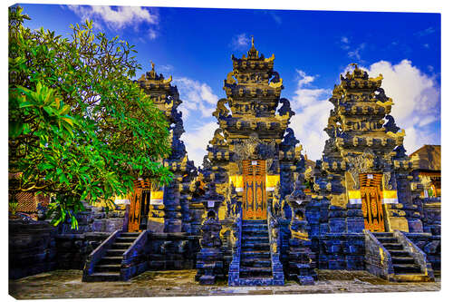 Canvas print Hindu Temple at Batu Bolong, Bali, Indonesia