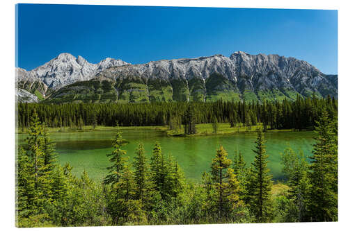 Akryylilasitaulu Landscape at Spillway Lake, Kananaskis Country, Canada