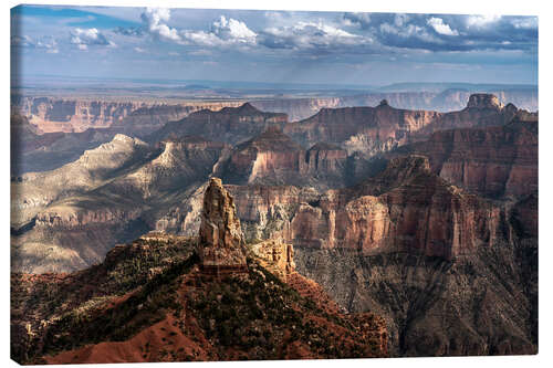 Obraz na płótnie North Rim canyon formations, Grand Canyon, Arizona