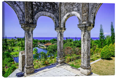 Canvas-taulu Munificent grounds of the Taman Ujung, Indonesia