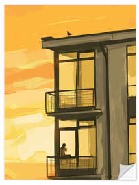 Muursticker Sunset Melody