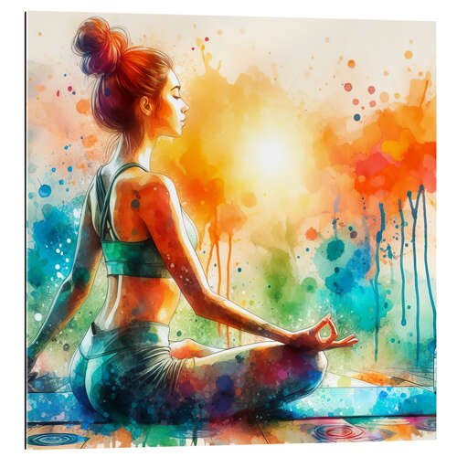 Gallery print Yoga exercise