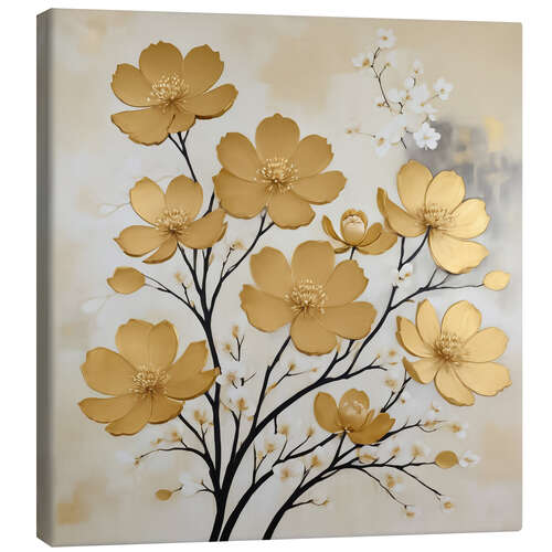 Canvas print Golden Beauty