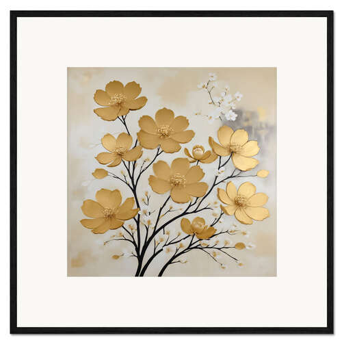 Framed art print Golden Beauty