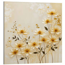 Aluminium print Golden Spring