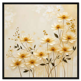 Gerahmter Kunstdruck Goldener Frühling