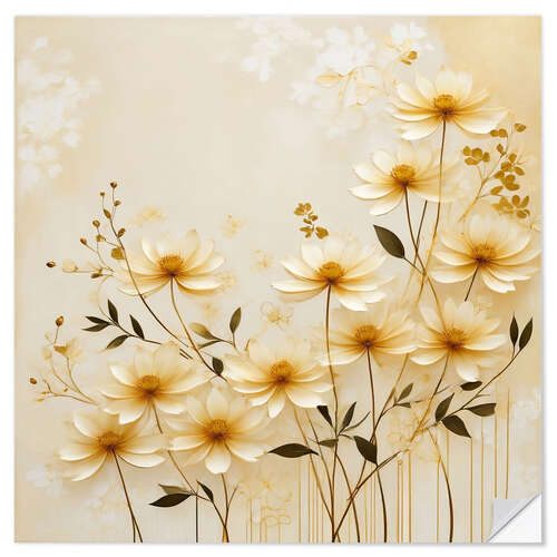 Wall sticker Golden Spring