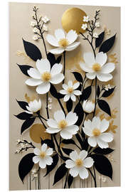 Quadro em PVC White Sakura