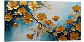 Gallery print Golden flower branch