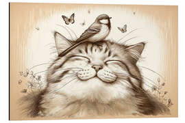 Magnettafel Zufriedenheit im heiteren Zusammenleben