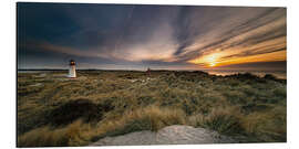 Cuadro de aluminio Sunset in the dunes, Sylt