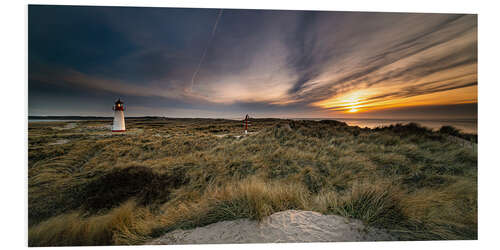 PVC-taulu Sunset in the dunes, Sylt