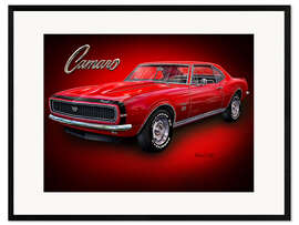 Gerahmter Kunstdruck 1967 Camaro