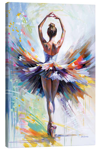 Canvas print Ballerina's Prelude to Passion