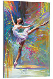 Tableau en aluminium Ballerina's Moment of Magic