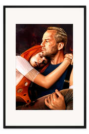 Gerahmter Kunstdruck "There is no future without it"