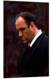 Aluminium print Tony Soprano