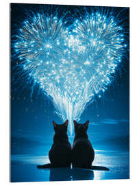 Gallery print Heart Fireworks