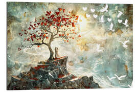 Magnettafel Lebensbaum der Liebe