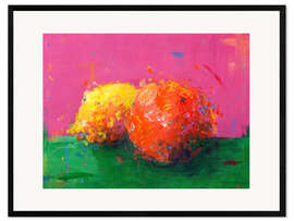 Framed art print Lemon and Orange