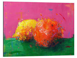 Magnettafel Zitrone und Orange