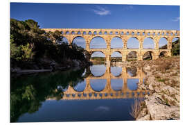 Tableau en PVC Aqueduct Pont Du Gard, France