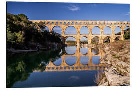 Magnettafel Aquädukt Pont Du Gard, Frankreich