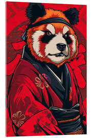 Quadro em acrílico Kimono Panda