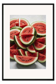 Gerahmter Kunstdruck Wassermelonen