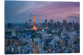 Gallery Print Tokyo Stadtansicht mit Tokyo Tower