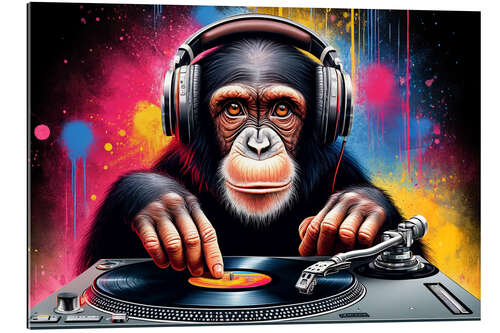 Gallery print Chimp DJ: Beats of the Wild