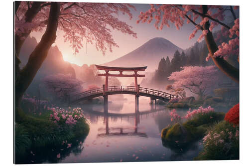 Galleriprint Dawn's Gentle Caress at Shinto Shrine