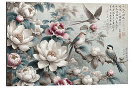 Magnettafel Serenade der blühenden Jahreszeiten