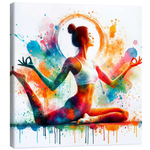 Canvas print Yoga Exercise