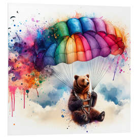 PVC print Parachute Bear